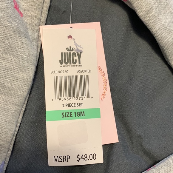 Juicy Couture Toddler Tracksuit Set NWT - Picture 6 of 6